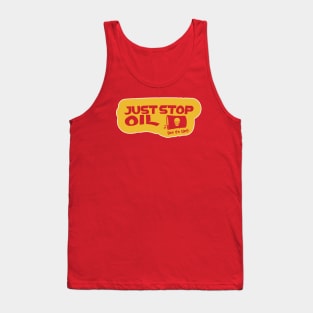 Just Stop Oil Save The Earth Tank Top